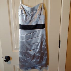 Silver cocktail dress